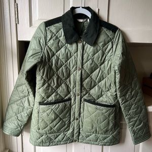 Green Barbour Quilted Jacket - Women’s 6